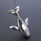 PENDRA Whaletail Stainless Steel Whale Pendant