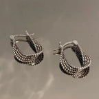 PENDRA Hoop Sterling Silver 3 Earrings