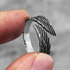 PENDRA Angel Wings Punk Ring