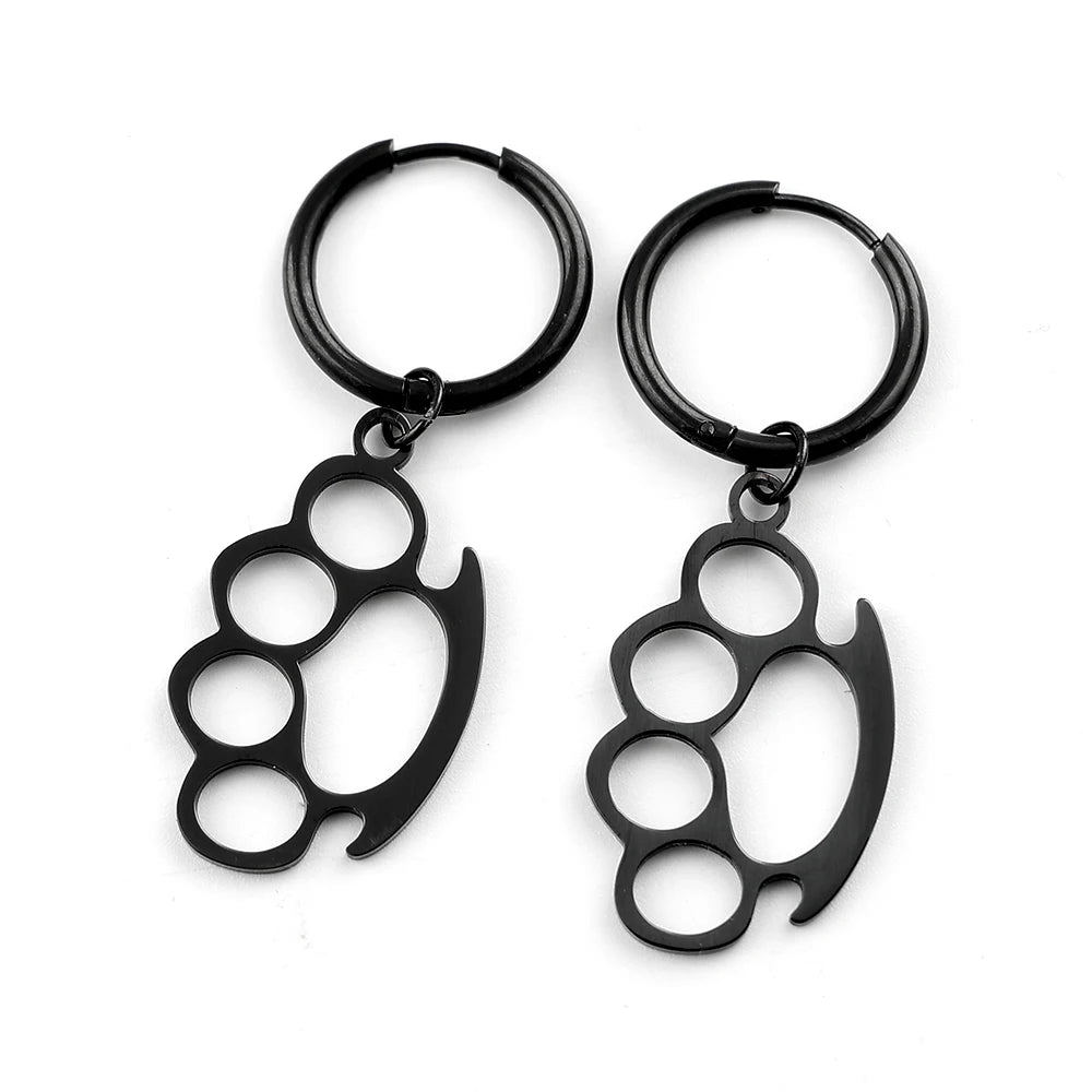 PENDRA Knucklepunk Spike Hook Earrings