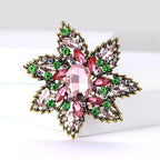 PENDRA Crystalia Luxury Crystal Flower Brooch