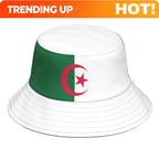 Algeria Free Custom Made Name Photo Dza Islam Bucket Cap Arabic Algerie Arab Print Text Logo DZ Casual Fisherman Hat