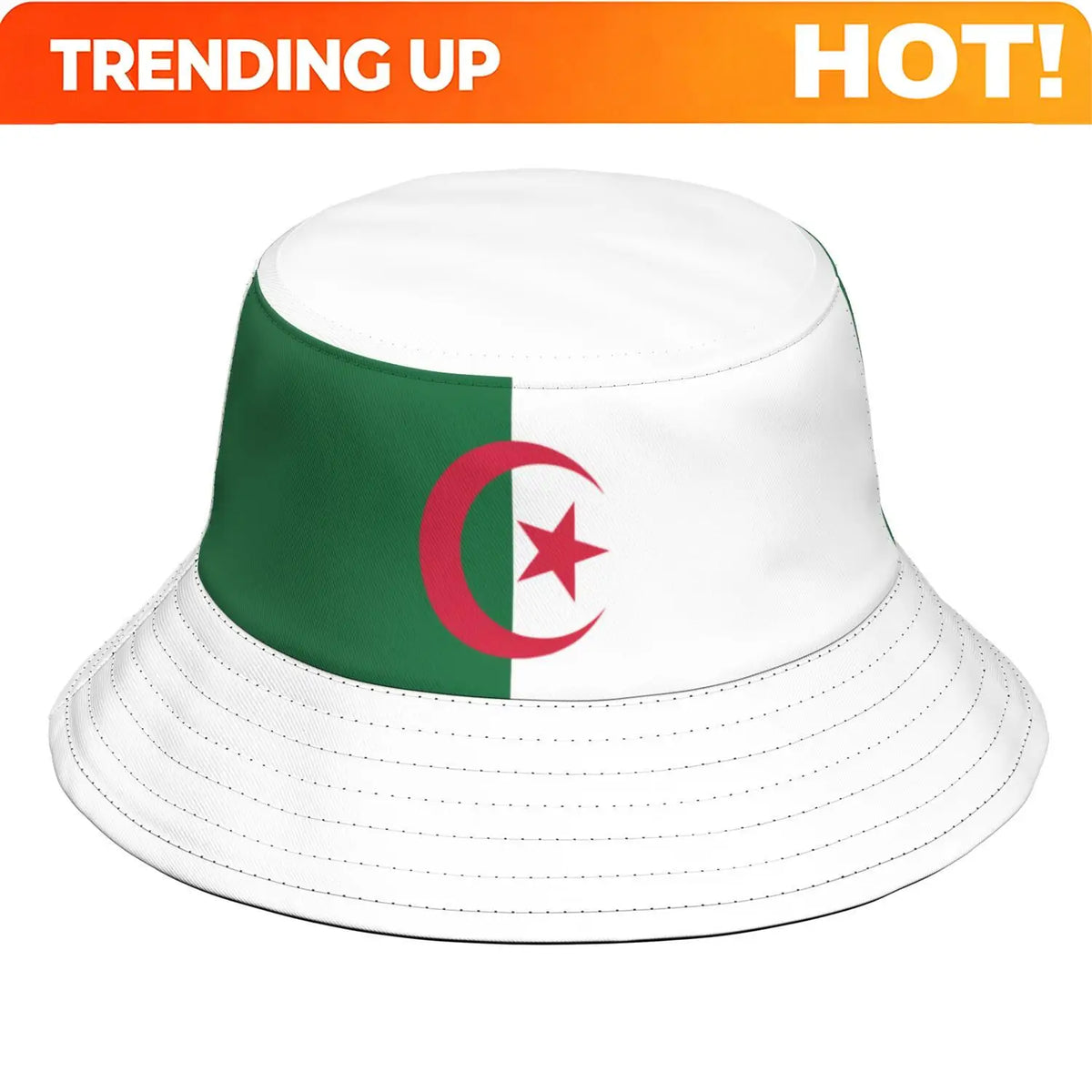 Algeria Free Custom Made Name Photo Dza Islam Bucket Cap Arabic Algerie Arab Print Text Logo DZ Casual Fisherman Hat