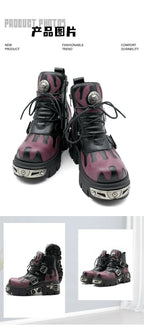 PENDRA Platform Rock Punk Boots