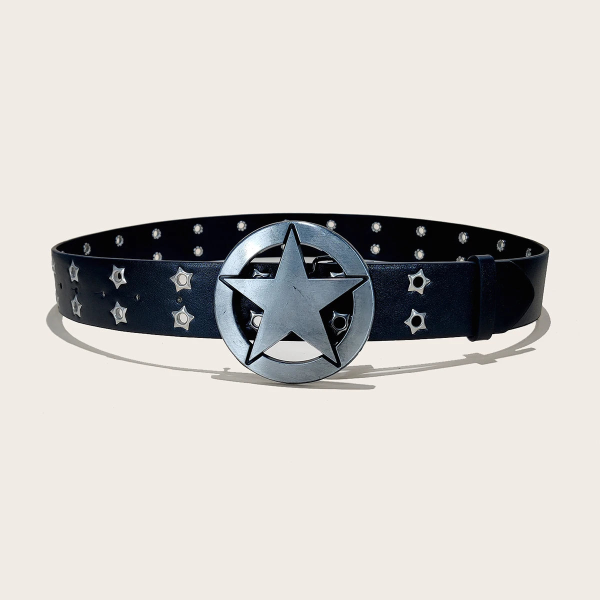 Trend Rivet Belt Heavy Metal Belt Men Women Punk Nightclub Rock Style Belt Jeans Belt Y2K Belt Fashion Decoration Women' Belt
