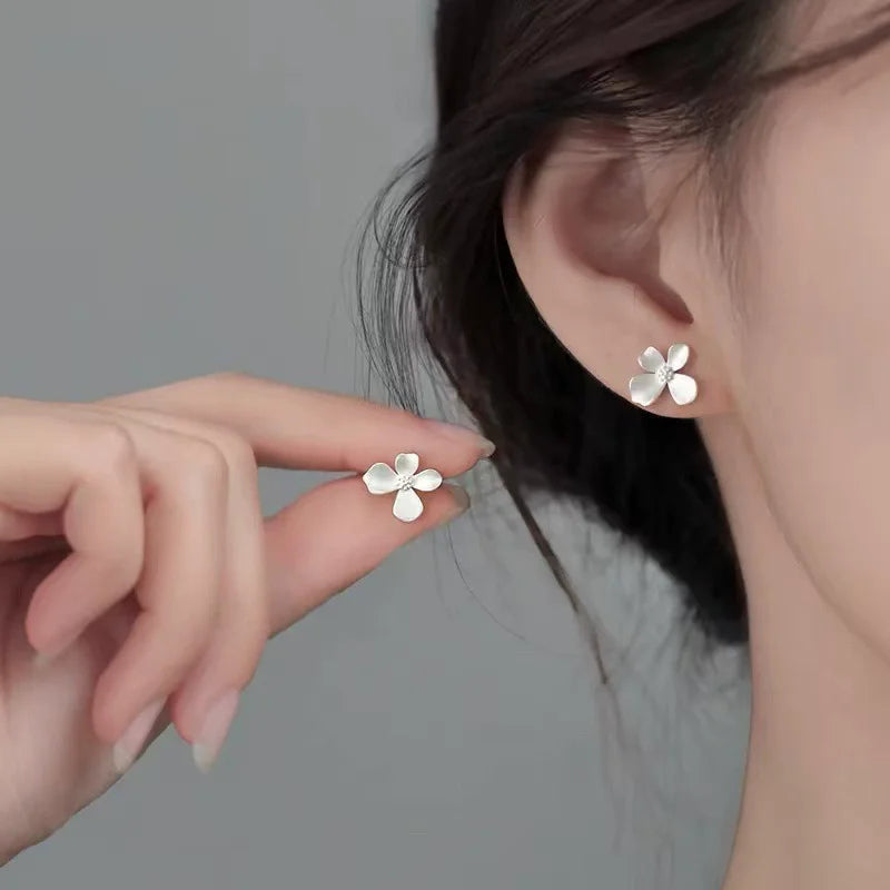 PENDRA Geometry Sterling Silver 2 Earrings