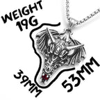PENDRA Soladric Dinosaur Motif Necklace
