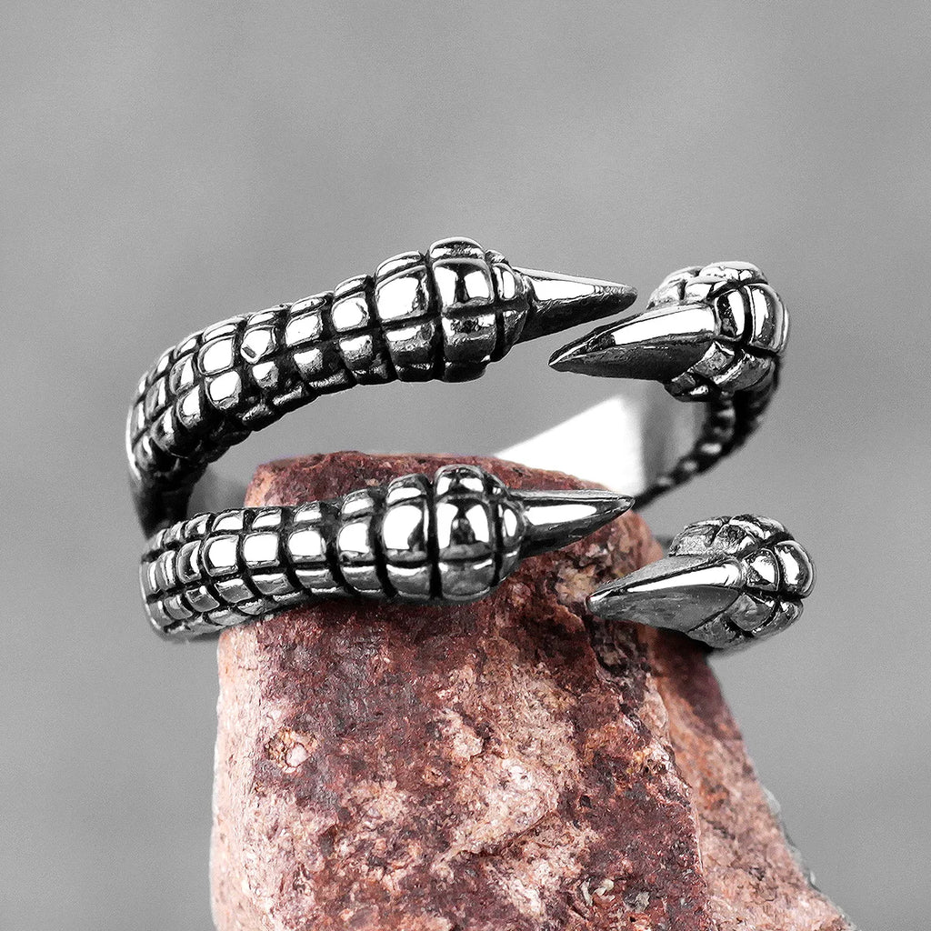 PENDRA Dragon Claw Personality Steel Ring