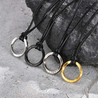 PENDRA Mobius Black Pendant Necklace