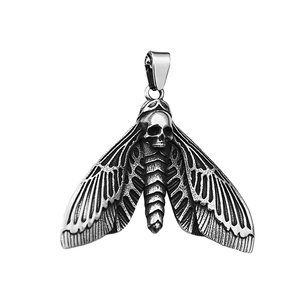 PENDRA Skullmoth Death Head Butterfly Pendant