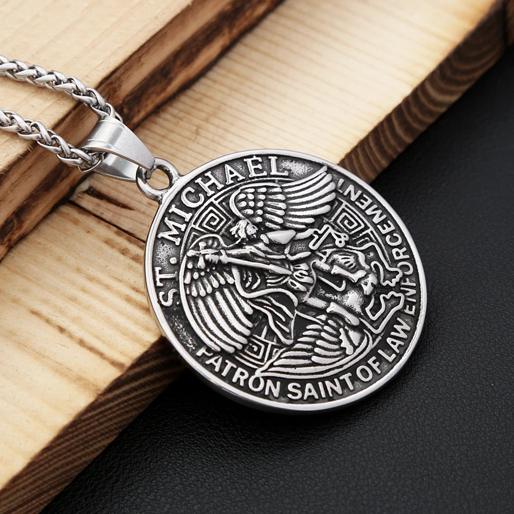 PENDRA Michael Archangel Pendant Necklace