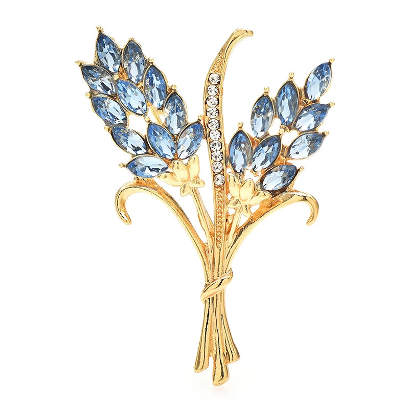 PENDRA Harvest Wheat Design Brooch