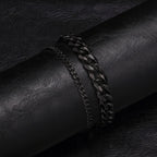 PENDRA Cuban Black Bracelet