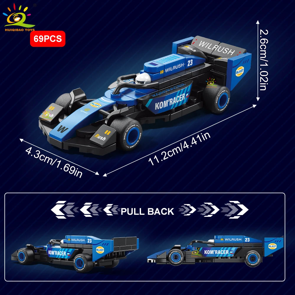 PENDRA Racing Pull LED Building Set