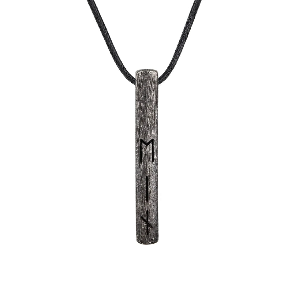 PENDRA Rune Norse Pendant Necklace