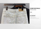 Light Blue Denim Shorts CowBoys Simple Solid Brand Summer New Slim-fit Non-elastic Washed Casual Half Pants Bermuda Shorts