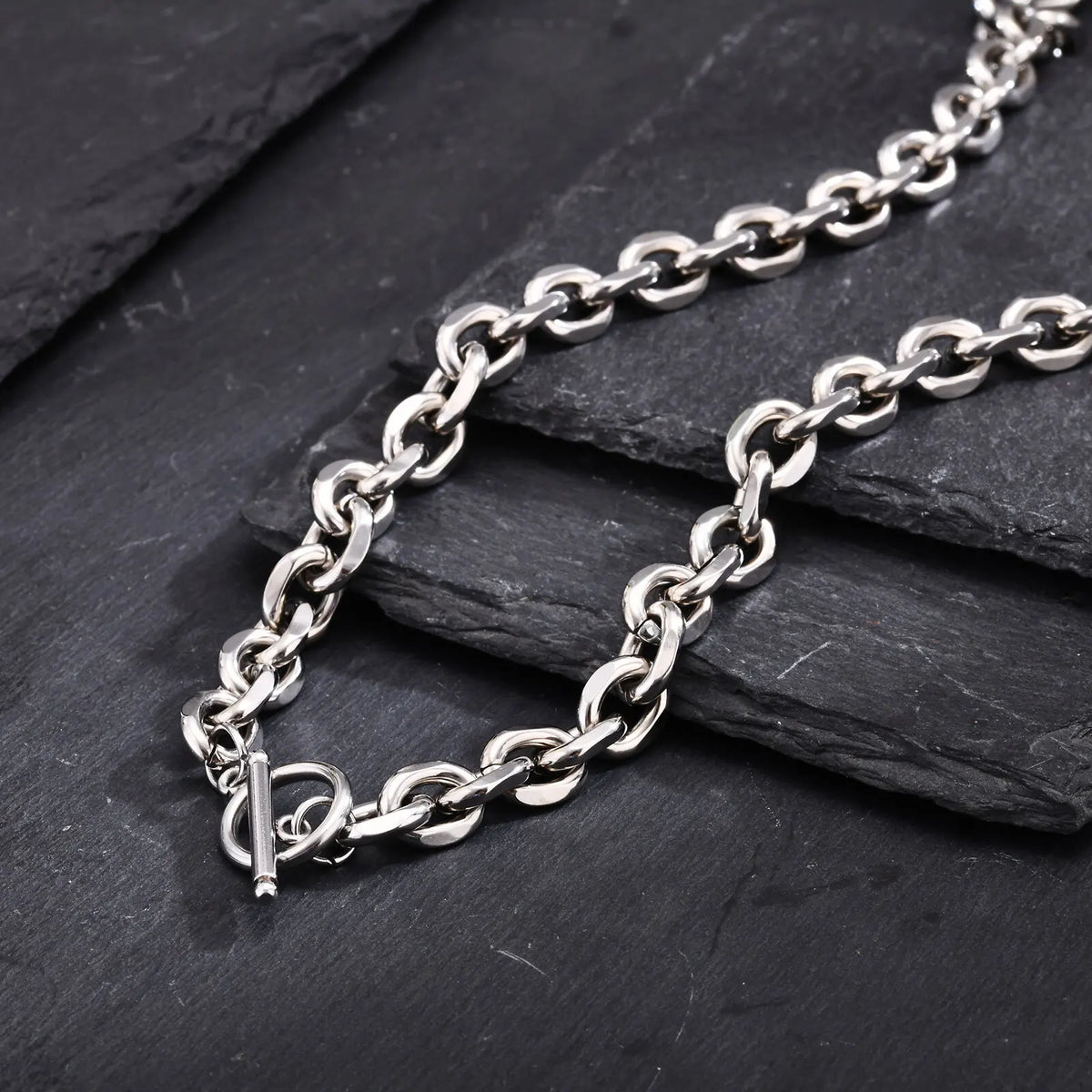 PENDRA Rolo Heavy Chain Necklace