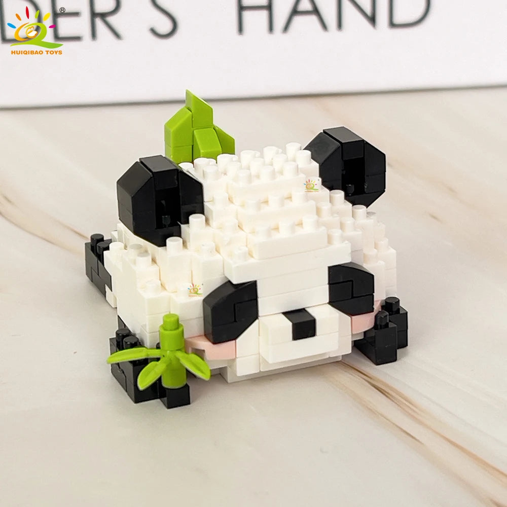 PENDRA Cute Panda Micro Building Set