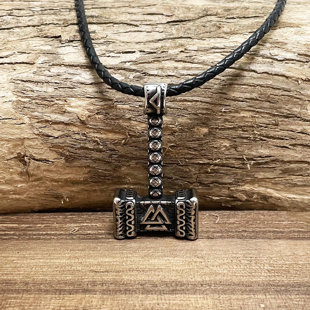 PENDRA Rune Steel Necklace