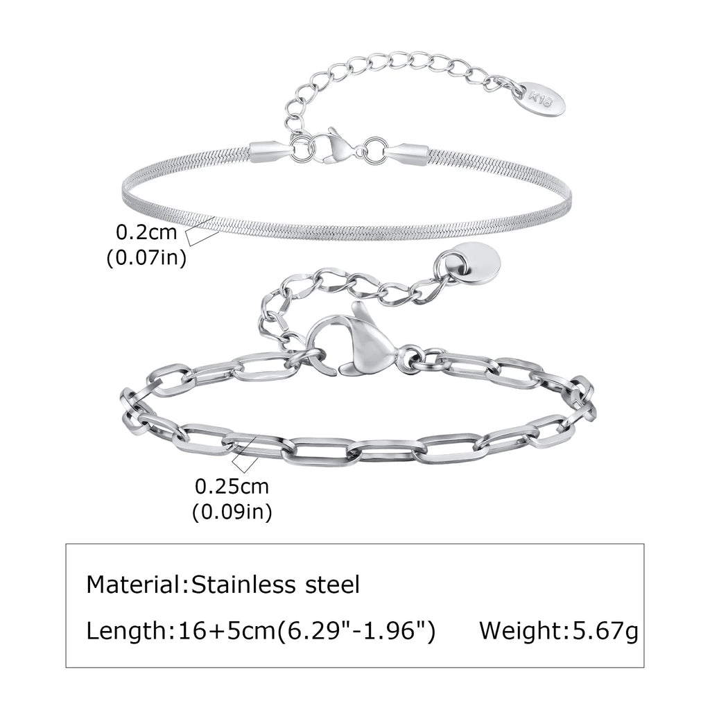 PENDRA Paperclip Never Bracelet