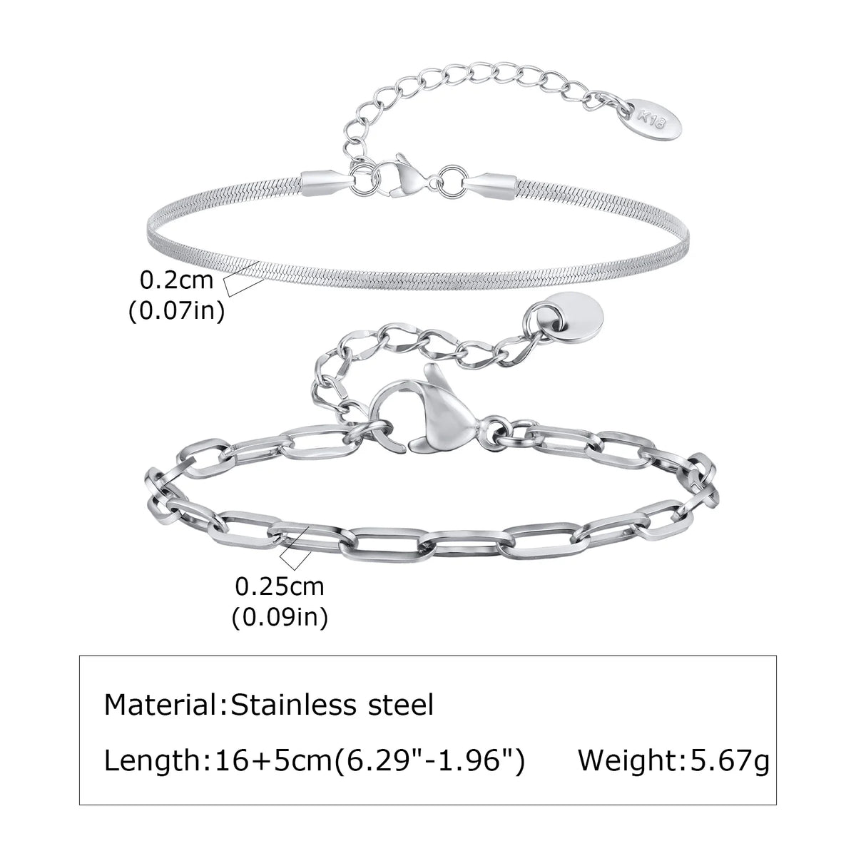 PENDRA Paperclip Never Bracelet