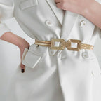 PENDRA Koraelle Metal Gold Elastic Waist Chain Belt