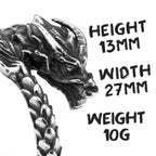 PENDRA Dragon Stuff Steel Ring