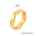 Classic Mobius Rings for Men Women,Forever Love Stainless Steel Couples Finger Ring,Simple Wedding Ring Engagement Ring Gift