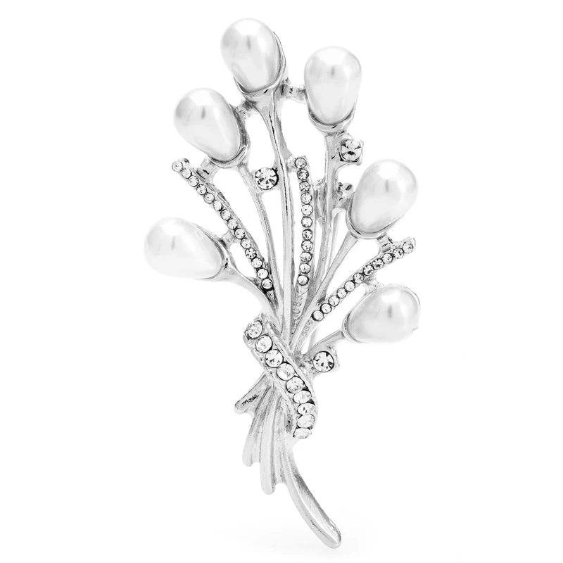 PENDRA Florielle38 Pearl Brooch