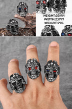 PENDRA Punk Gothic Skull Ring
