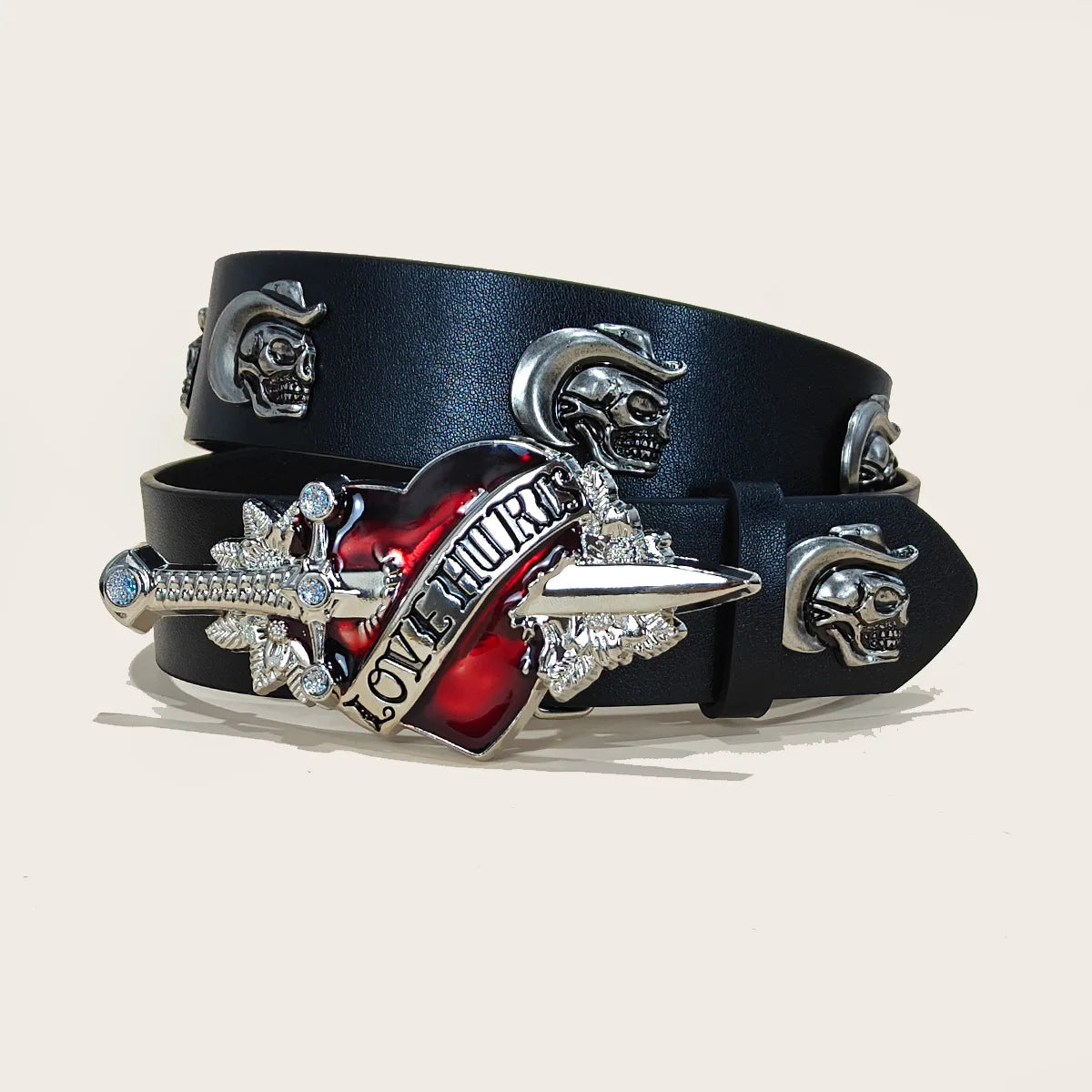 New Fashion Luxury Designer Belt Black Punk Accessories Girdle HipHop Y2k Waistband For Men and Women Wide Gothic Jeans Belt
