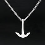 PENDRA Vikinganchor Simple Stainless Steel Anchor Necklace
