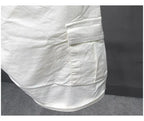 Korean Washed Luxury Men's Slim Jeans Designer Denim Short Pants for Summer Boyfriend Stretch Straight White Cargo Cotton Shorts