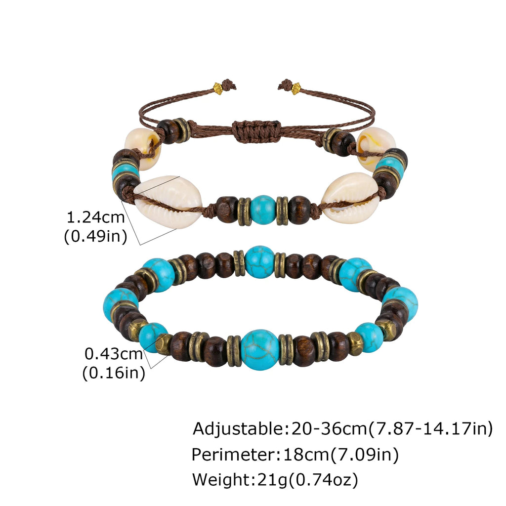 PENDRA Corrith Shell Bead Bracelet