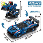 PENDRA Transfrom Racing Robot Building Set
