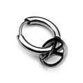 1pcs Punk Peace Sign Stainless Steel Stud Earring For Men Women Gothic Cool Prevent Allergy Puncture Ear Ring Jewelry