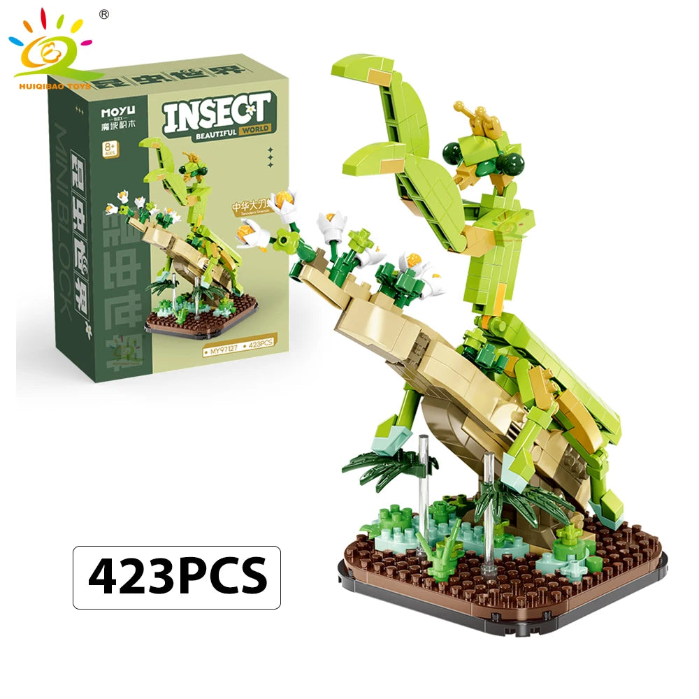 PENDRA Insect Butterfly Floral Building Set