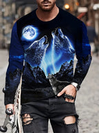 PENDRA Animal Print Long Sleeve T-Shirt