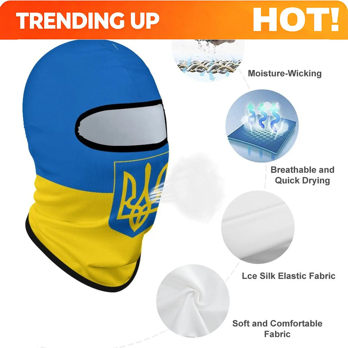 PENDRA Ukraine Sunscreen Motorcycle Mask