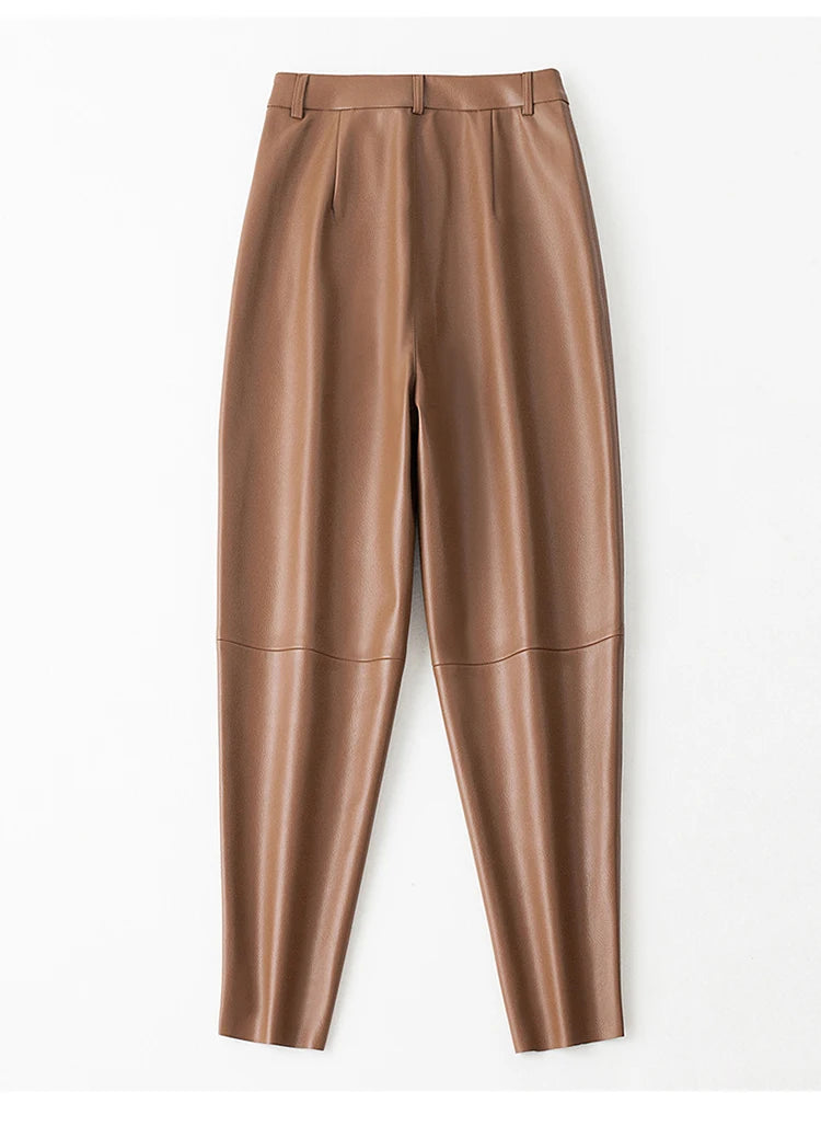 PENDRA Carrot Fit High Waist Cropped Pants
