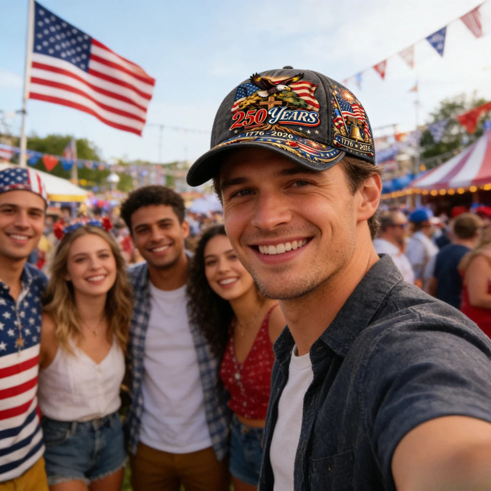 PENDRA Freedom Usa Stars Baseball Cap