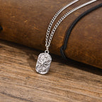 PENDRA Dog Hammered Dog Tag Necklace