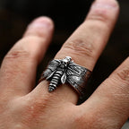 PENDRA Butterflyskull Gothic Butterfly Skull Ring