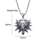 PENDRA Wolfhowl Vintage Wolf Head Pendant