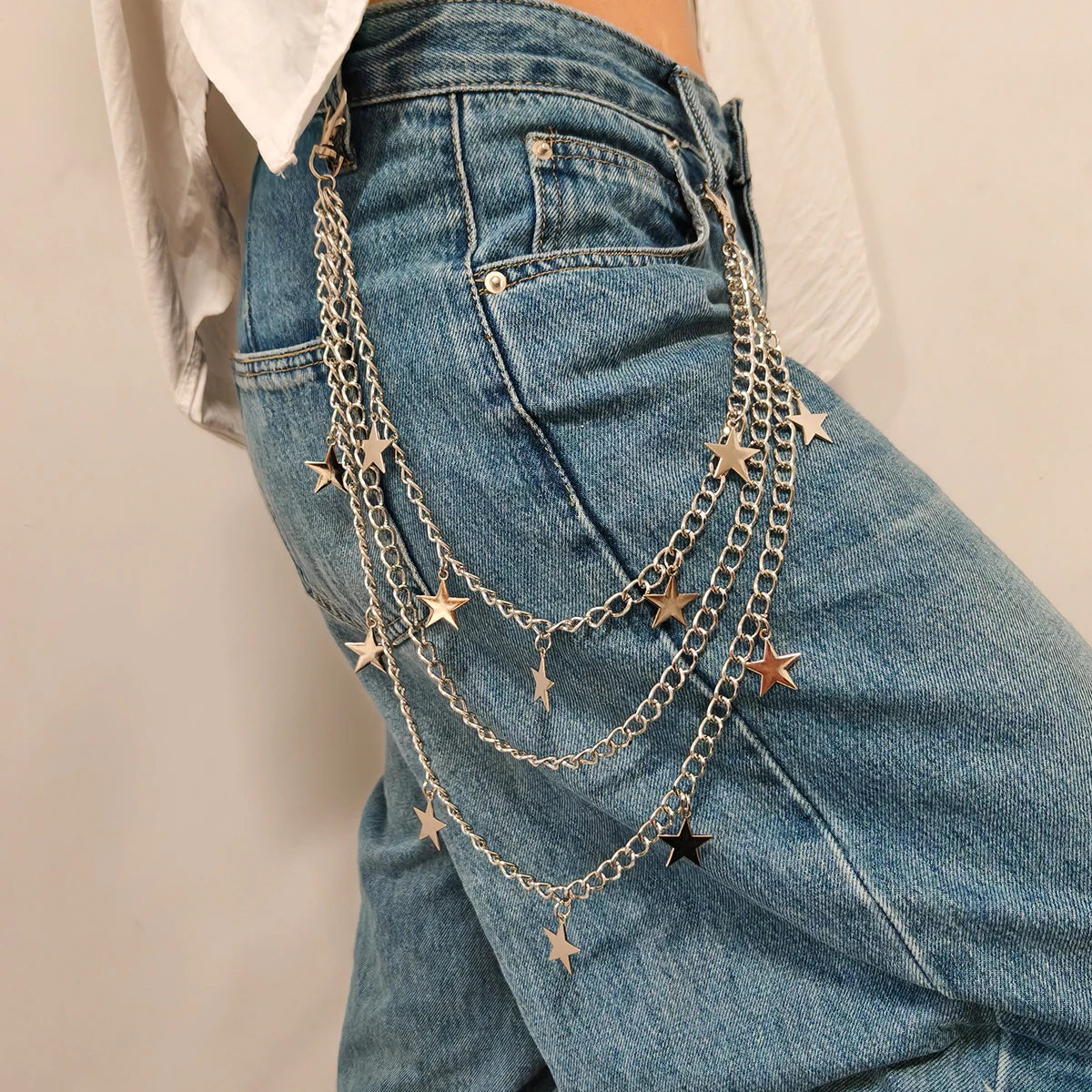 PENDRA Orlara Punk Waist Chain Belt
