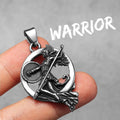 Greece Myth Goddess Men Necklaces Stainless Steel Pendant Chain Women Jewelry Vintage New Cool Tings Accessories Gifts Wholesale