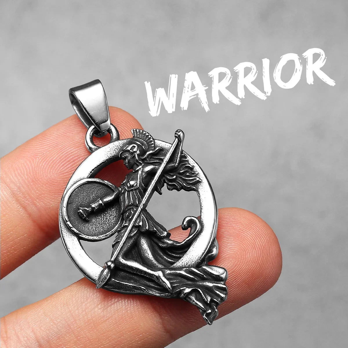Greece Myth Goddess Men Necklaces Stainless Steel Pendant Chain Women Jewelry Vintage New Cool Tings Accessories Gifts Wholesale