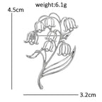 PENDRA Liliana Alloy Lily Flower Brooch