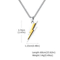 PENDRA Lightning Two Pendant Necklace