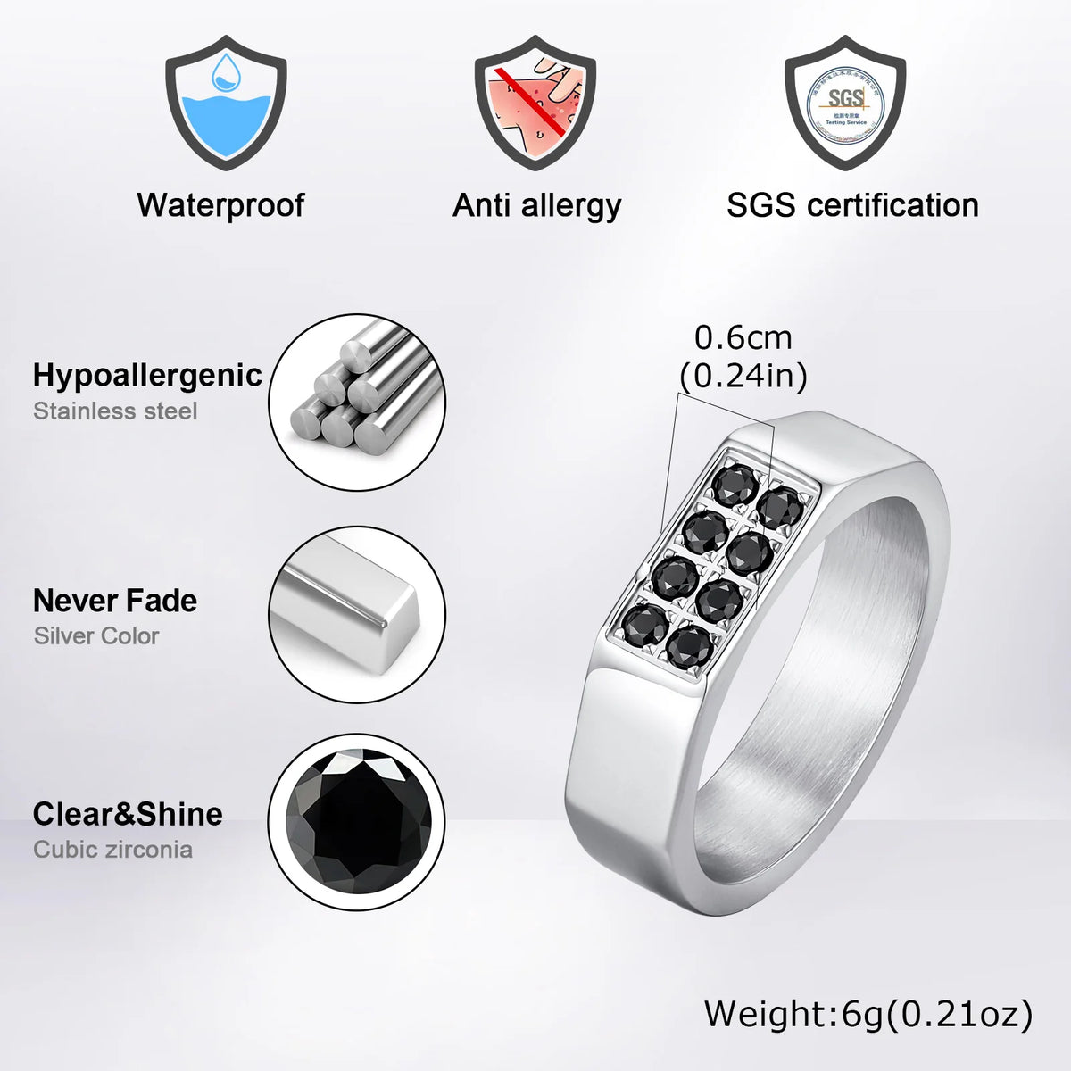 PENDRA Ovadell Wedding Band Ring